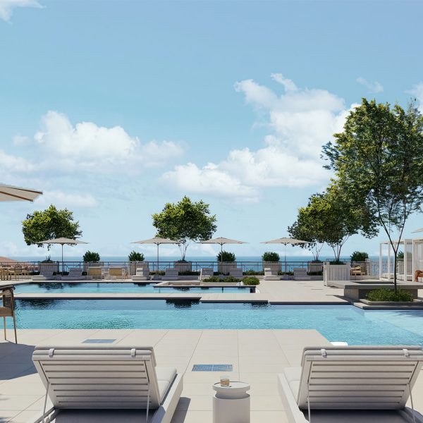 Las Villas pool at Marina Pez Vela